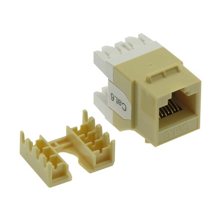 Bestlink Netware CAT6 RJ45 110 Type 180 Deg Keystone Jack- Ivory 101701IV